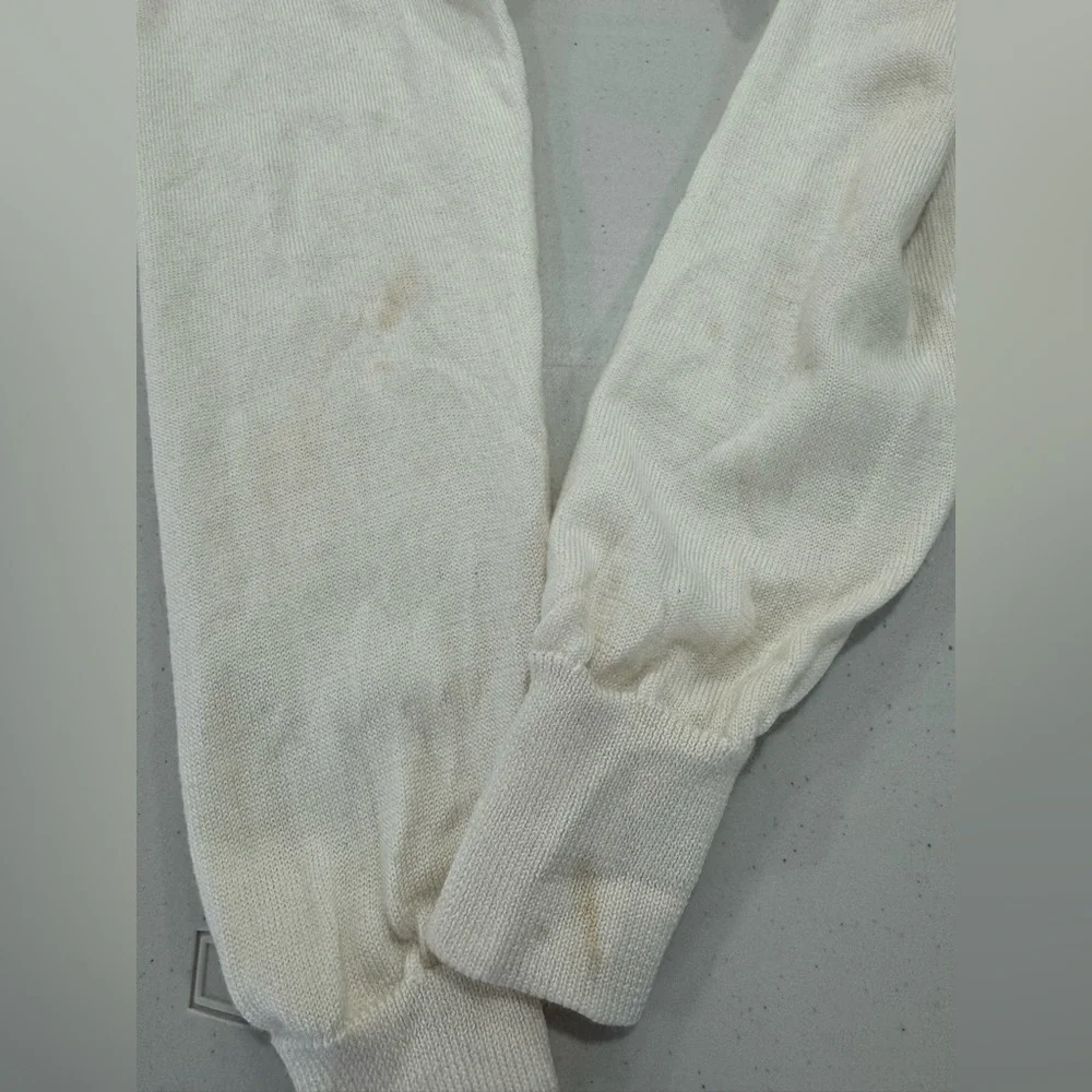 Suitsupply‎ Men Merino Wool Sweater Size Medium *FLAWS